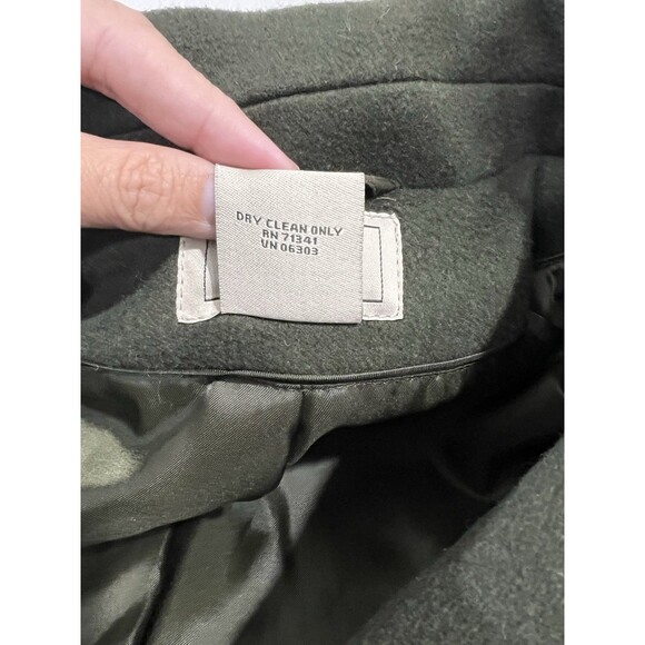 LL Bean Classic Lambswool Polo Coat Three-Quarter Women 20 Petite Bellandi Italy - Picture 4 of 12